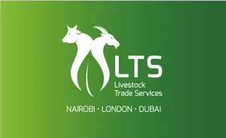 Livestock Trade Services business card: Nairobi, London, Dubai